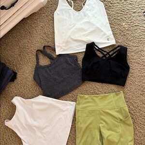 Fabletics and Born Primitive gym clothes